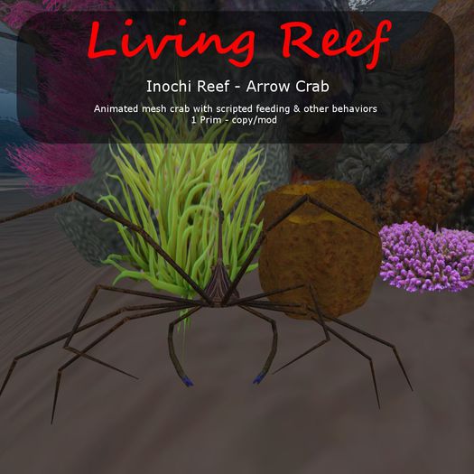 Inochi Reef : Mesh Crustacean - Arrow Crab I