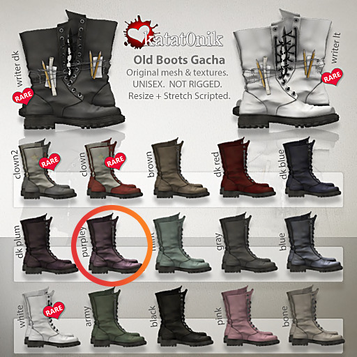 *katat0nik* (purpley) Old Boots