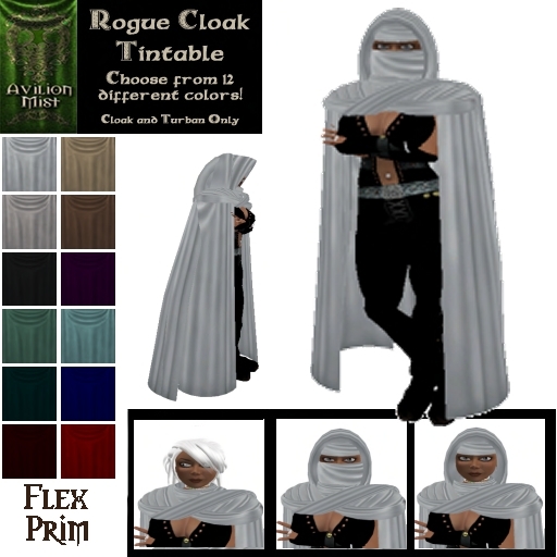 Cloak w/hood TINTABLE <boxed> FLEX!