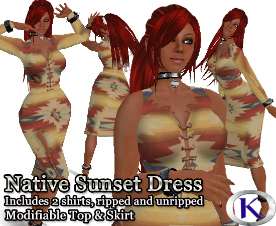 Native Sunset Dress