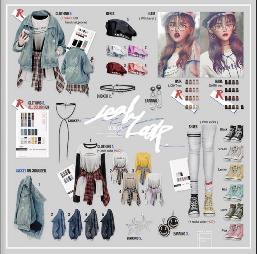 `M.BIRDIE / Leah look-Choker2