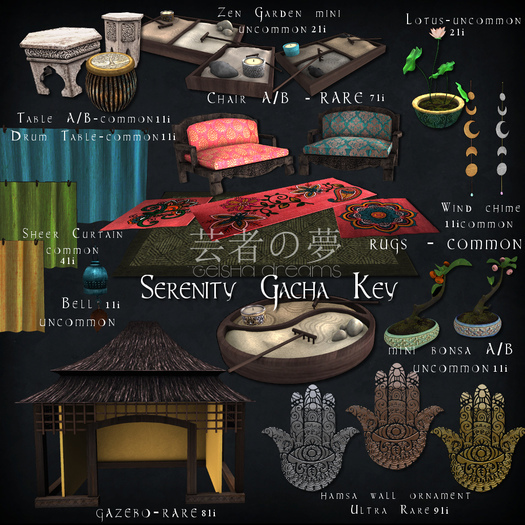 GD: Serenity - Gazebo 8li - RARE