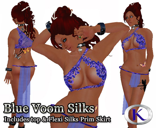 Blue Voom Silk Set