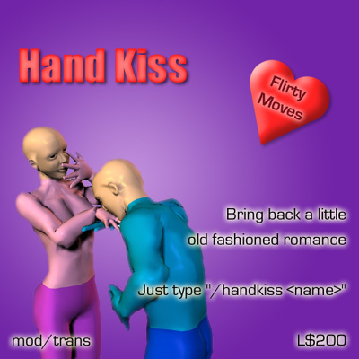 Hand Kiss - male