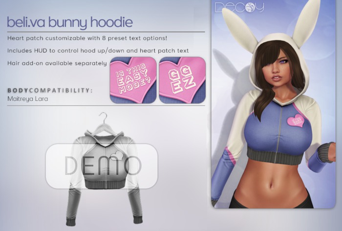 [Decoy] Beli.va Bunny Hoodie DEMO