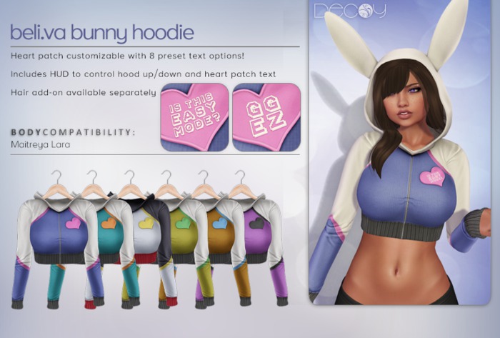 [Decoy] Beli.va Bunny Hoodie - Fatpack