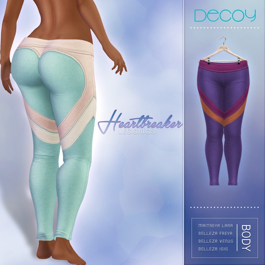 Decoy - Heartbreaker Leggings: Purple