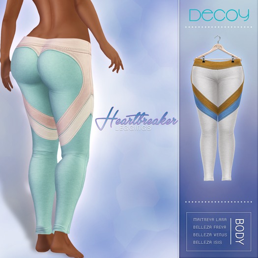 Decoy - Heartbreaker Leggings: B-Orange