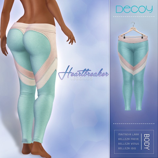 Decoy - Heartbreaker Leggings: Blue