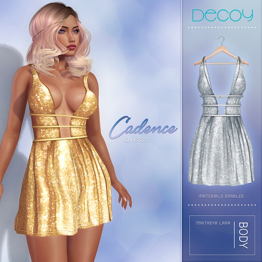 [Decoy] Cadence Dress - Silver