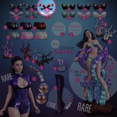 GACHA SPARES: Fawny - Stolen by Tentacles - Red Cut Top (Maitreya)