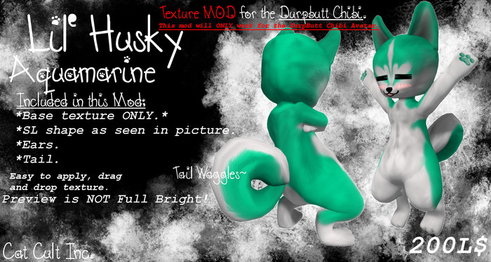 Lil' Husky Aquamarine MOD