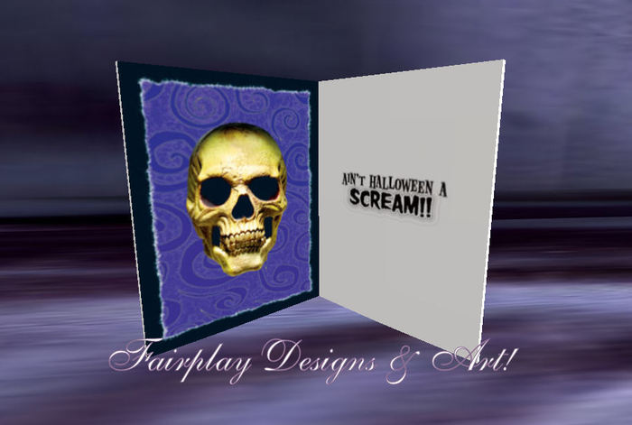Halloween Card - Ain't it a scream?