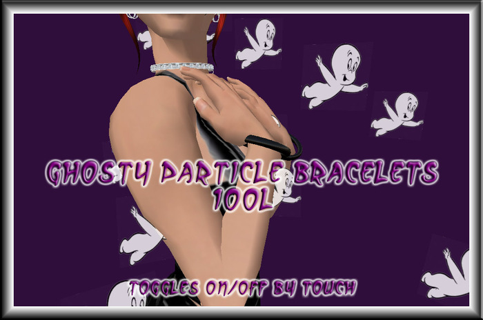 ghosty particle bracelets