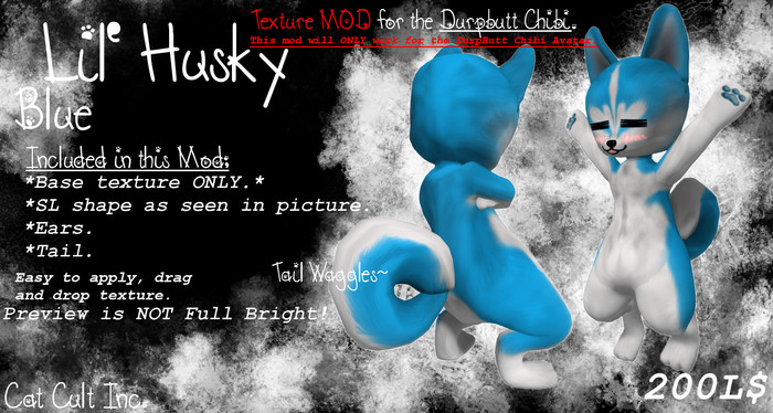 Lil' Husky Blue MOD