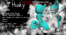 Cat Cult Inc. Lil' Husky Cyan (Boxed)
