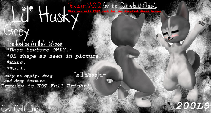 Lil' Husky Grey MOD