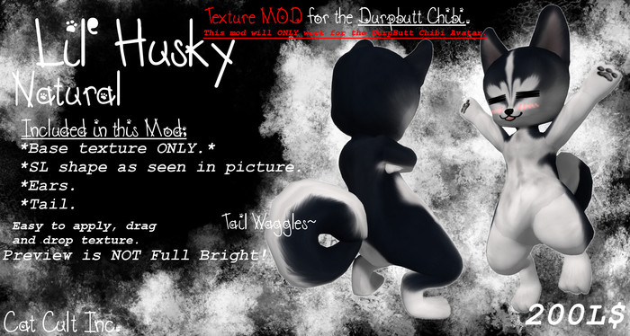 Cat Cult Inc. Lil' Husky Natural (Boxed)