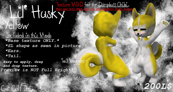 Lil' Husky Yellow MOD