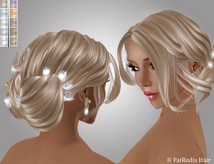 FaiRodis Queen of Butterfly hair white+decor DEMO pack