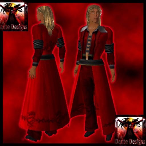 Dante's Red Trench Coat