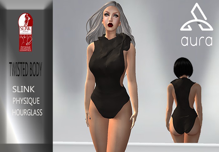 90%OFF* TWISTED COLLAR BODY BLACK