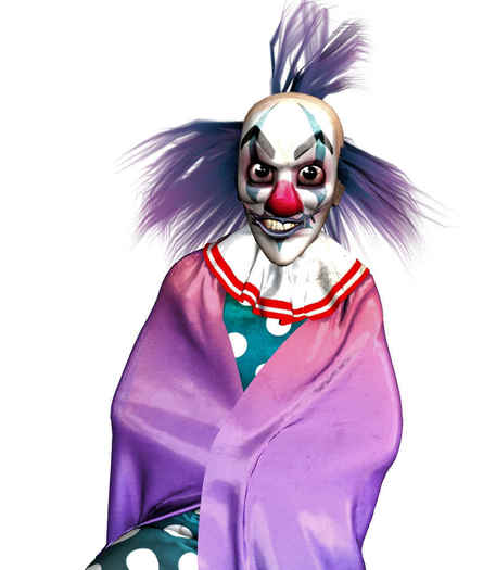 RO - Circus Rot - Yoyo RARE EVIL CLOWN ON UNICYCLE