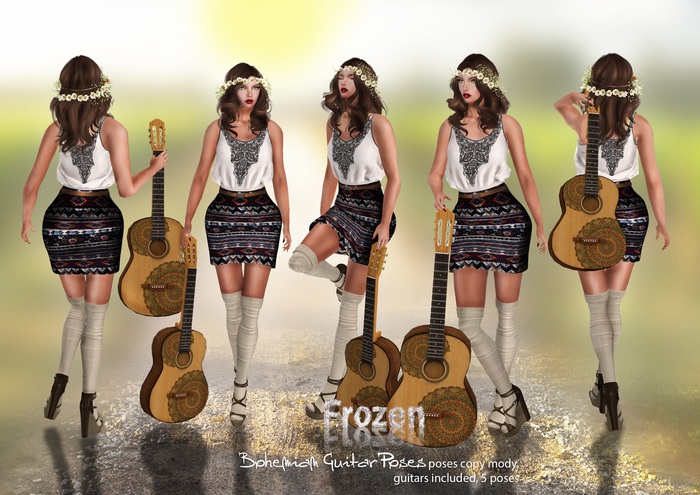 Frozen - Bohemian Guitar Poses