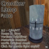 %Chroniker Lamp (double/silver) *MESH* Delivery Box