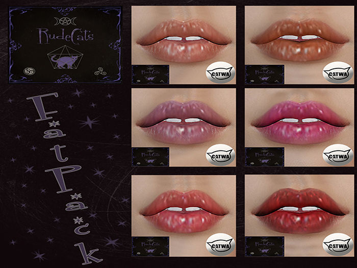 Rudecats - Glossy lips FatPack