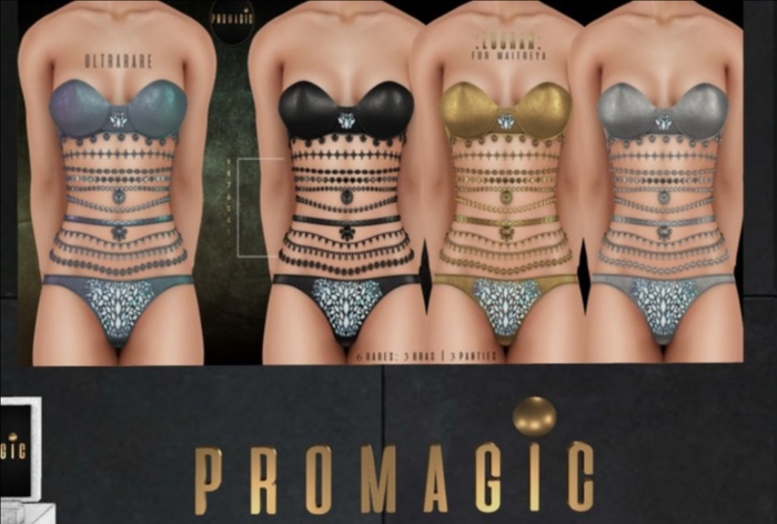 *PROMAGIC* Lochan Bra-Gold-RARE