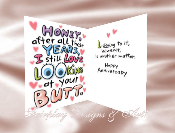 Anniversary - For Spouse/Humour