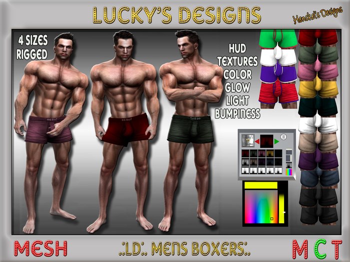 .:LD:. Mens Boxers Mesh:.
