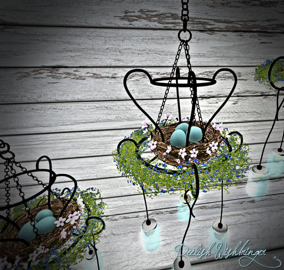 Springtime Farmhouse Mason Jar Chandelier PACKAGE