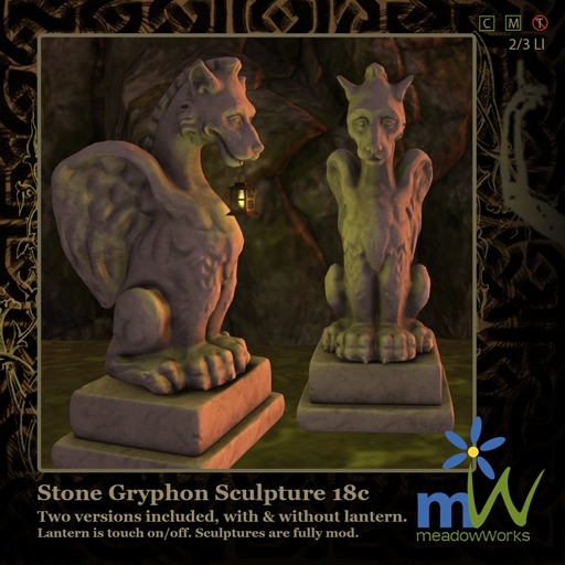 Gryphon Statue & Lantern  