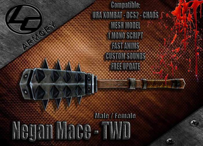 NEGAN MACE - TWD v1.0(BOXED)