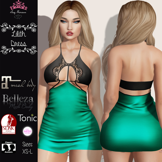 **Sexy Princess**  LIlith Black-Green