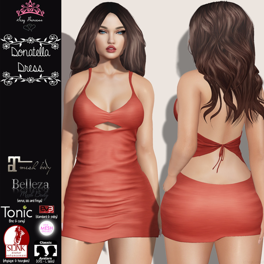 **Sexy Princess**  Donatella Red Dress