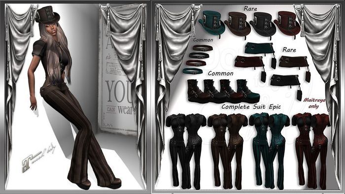 Yasum*Steampunk Boots*Common*Red 2