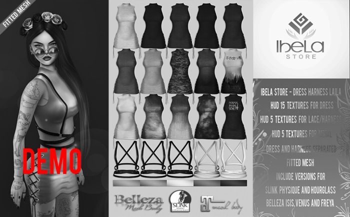 DEMO Ibela Store - Dress Harness Laila