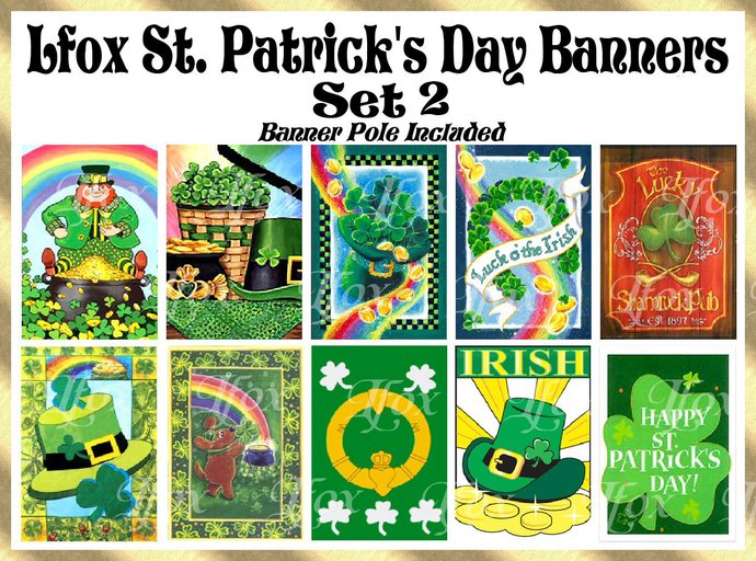 lfox St. Patrick's Day Banners - Set 2
