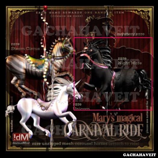 !dM deviousMind "CarnivalRide" **DEMON** (BOX #23) RARE