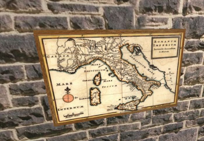 Antique Map Italy  1739