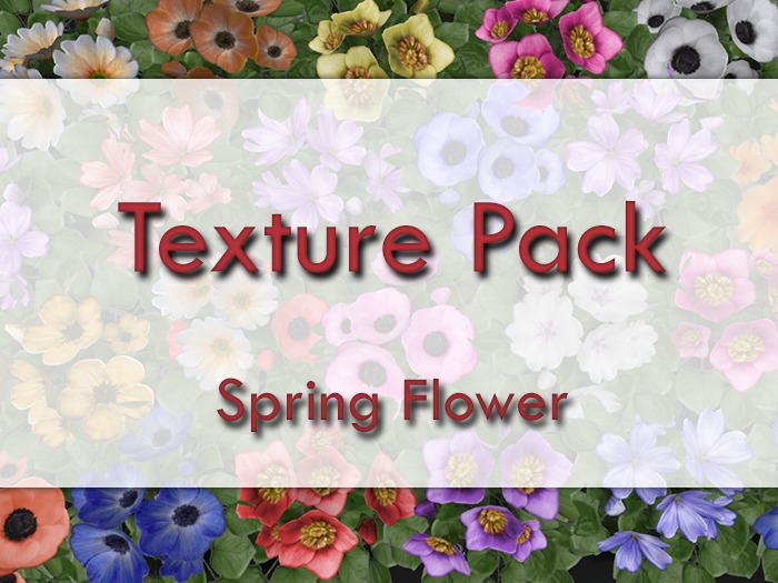 ~AB~ Spring Flower ~ TEXTURE PACK ~ 33 Colors