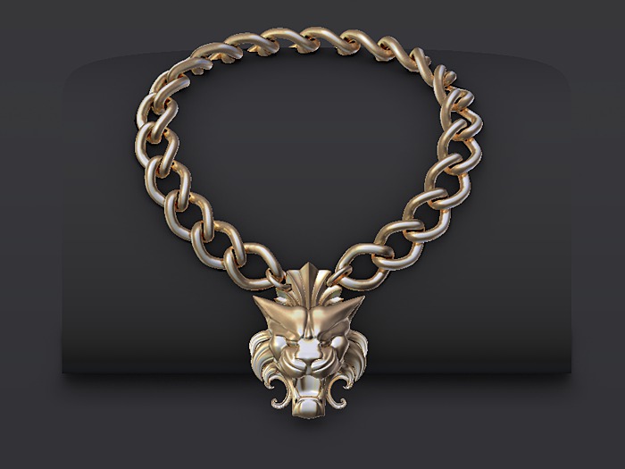 ::OESSO::LION Male Necklace