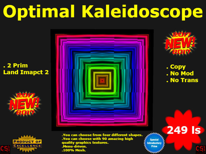 Optimal Kaleidoscope (box)