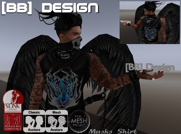 [BB] Design Masks 002 Black