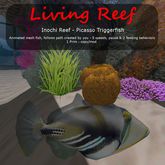 Inochi Reef : Mesh Fish - Picasso Triggerfish