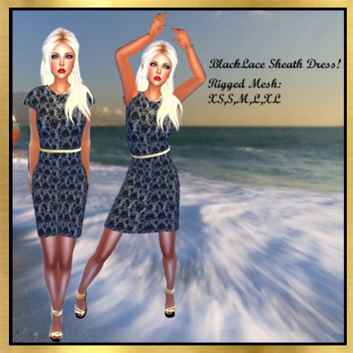 BlackLace  Sheath Dress!