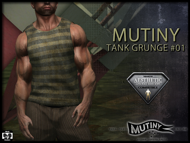 MUTINY Tank Top - GRUNGE #01 (NIRAMYTH) - AESTHETIC